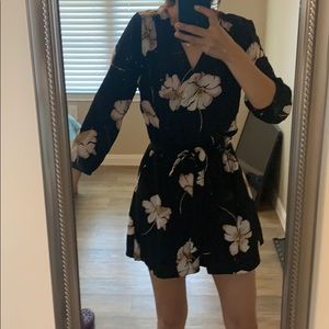 Romper with pretty print